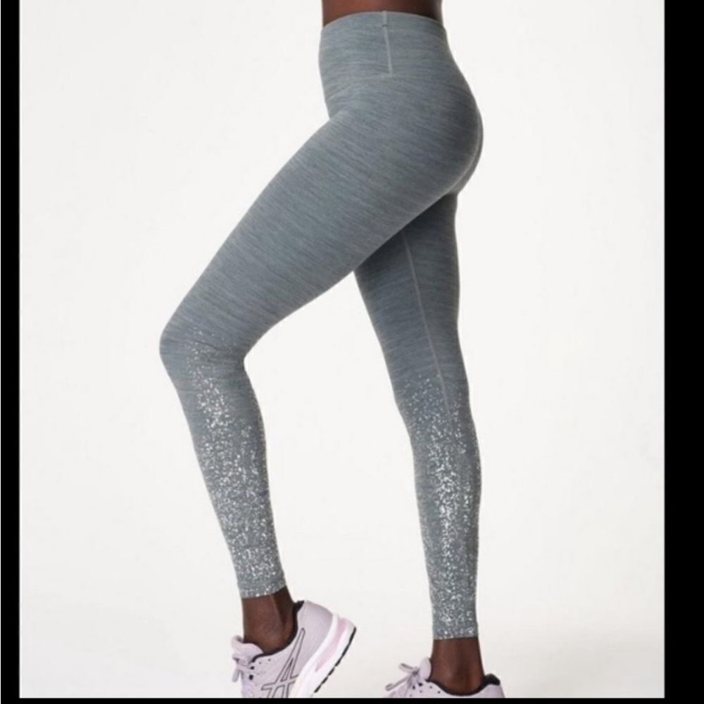 Sweaty Betty 7/8 Contour Disco Foil High Rise Leggings Size XXS